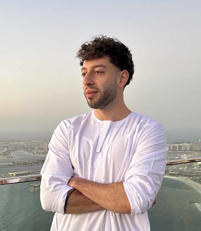 David, Gründer von AUSGANG, in Dubai
